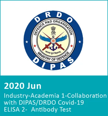 2020 Dec – Collaboration with DRDO for specialized diagnostics